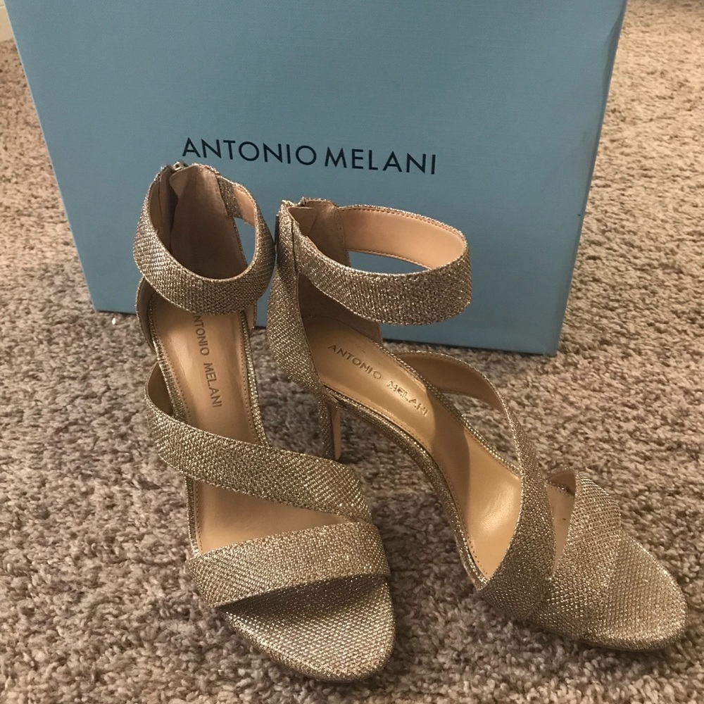 Antonio Melani Strappy Heel Dress Shoes - Size 7M